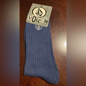 Volcom Blue Crew Socks